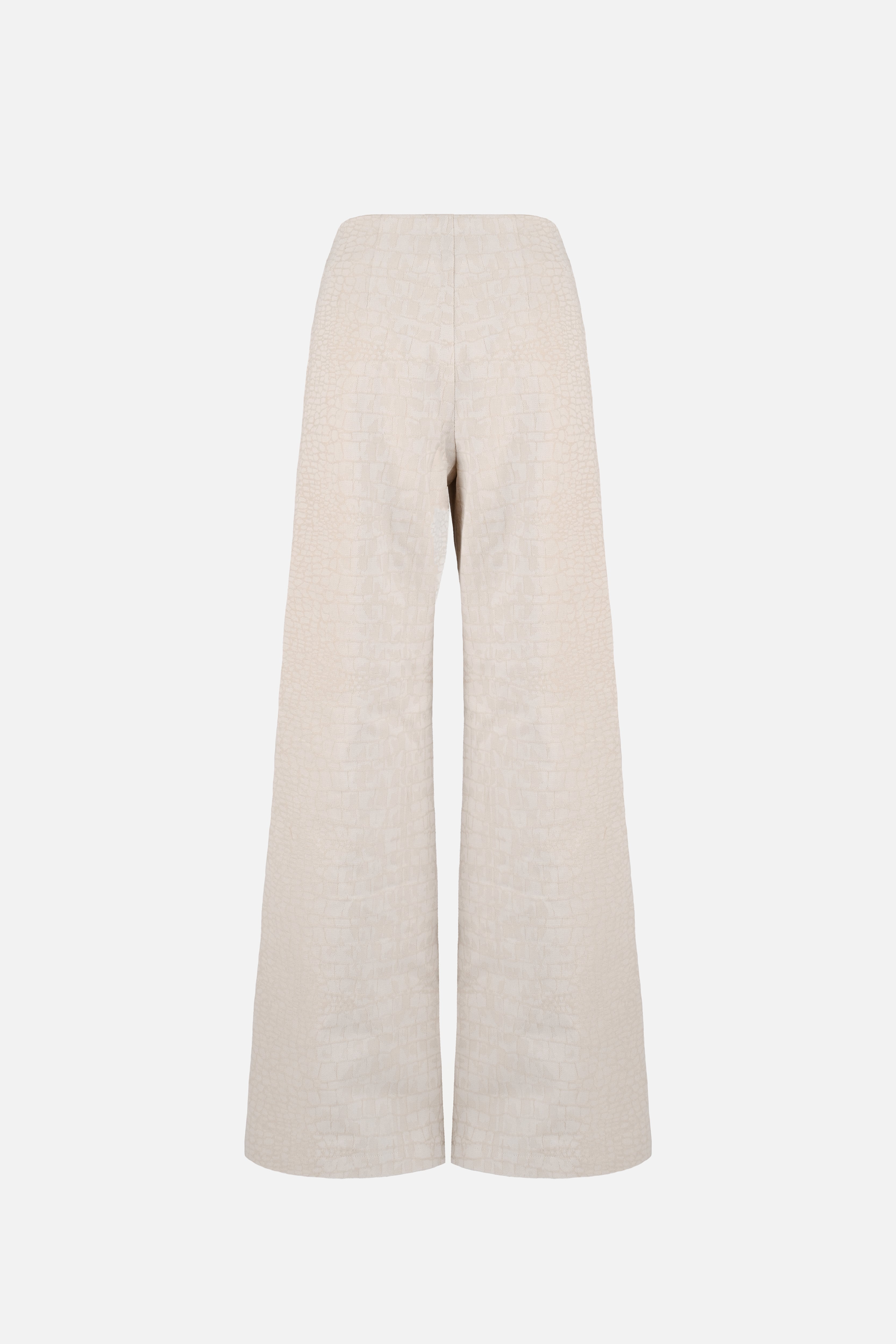Soli Belted Pant — Snakeskin Jacquard