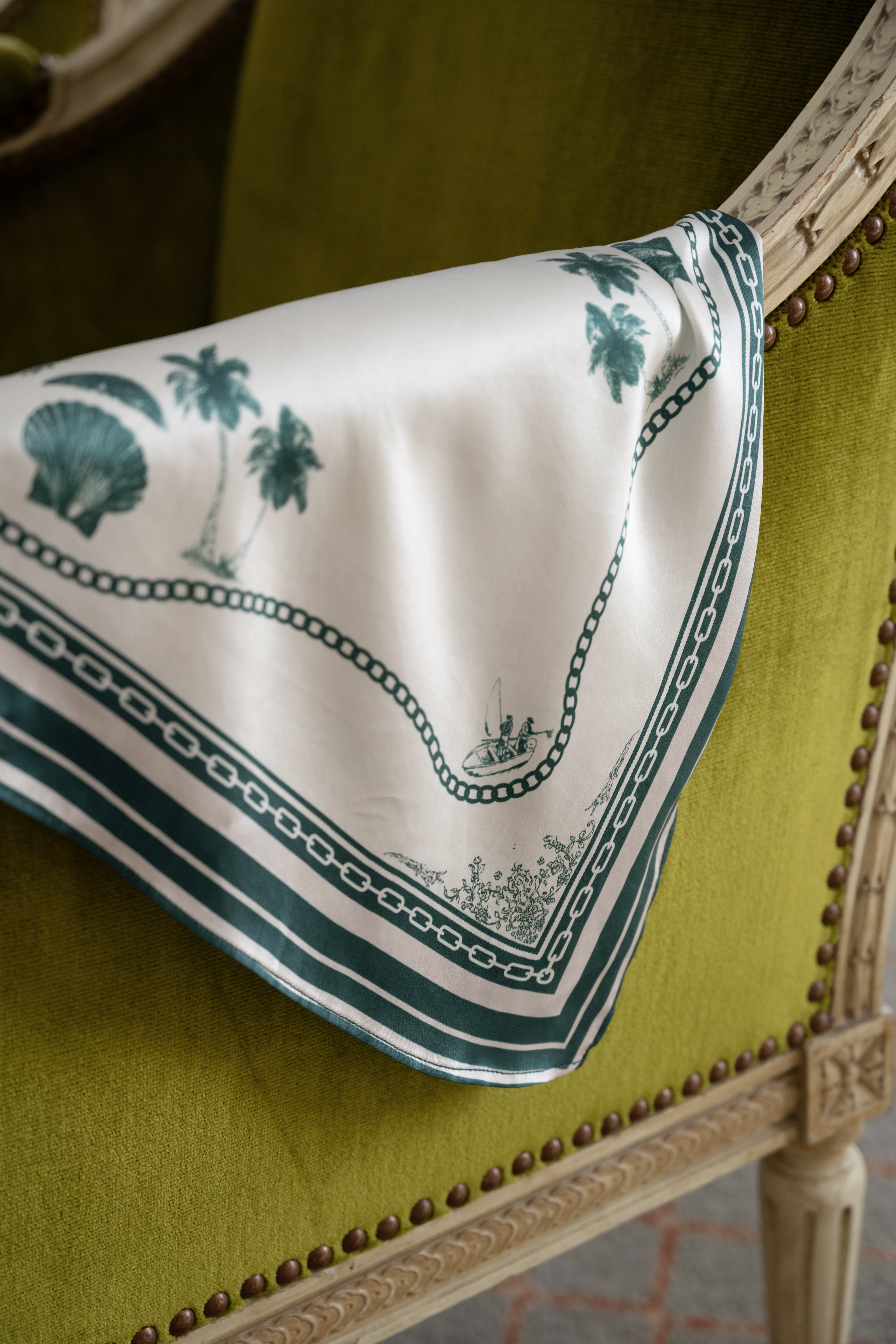 Old Florida Silk Scarf