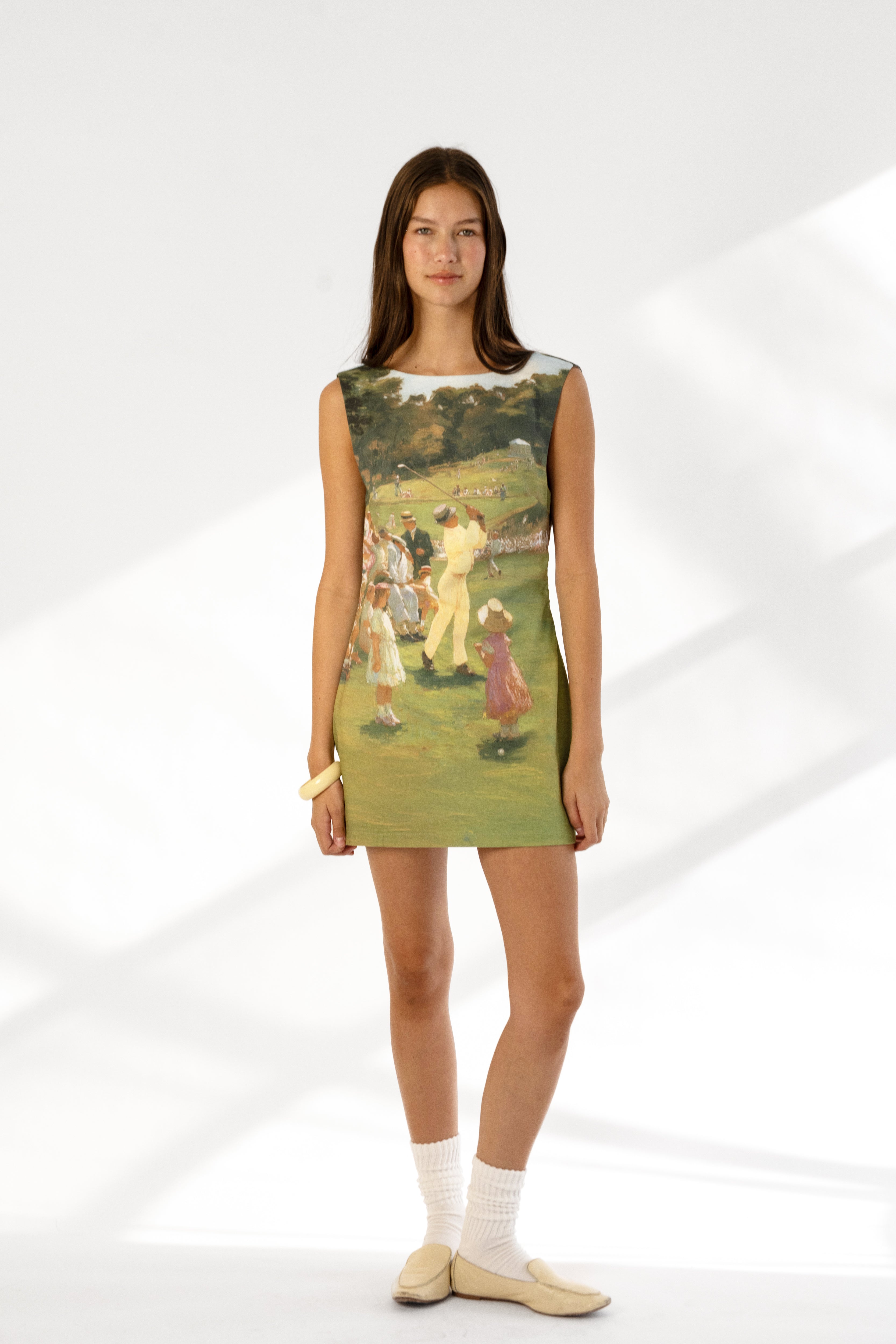 Augusta Linen Mini — Sunday Greens