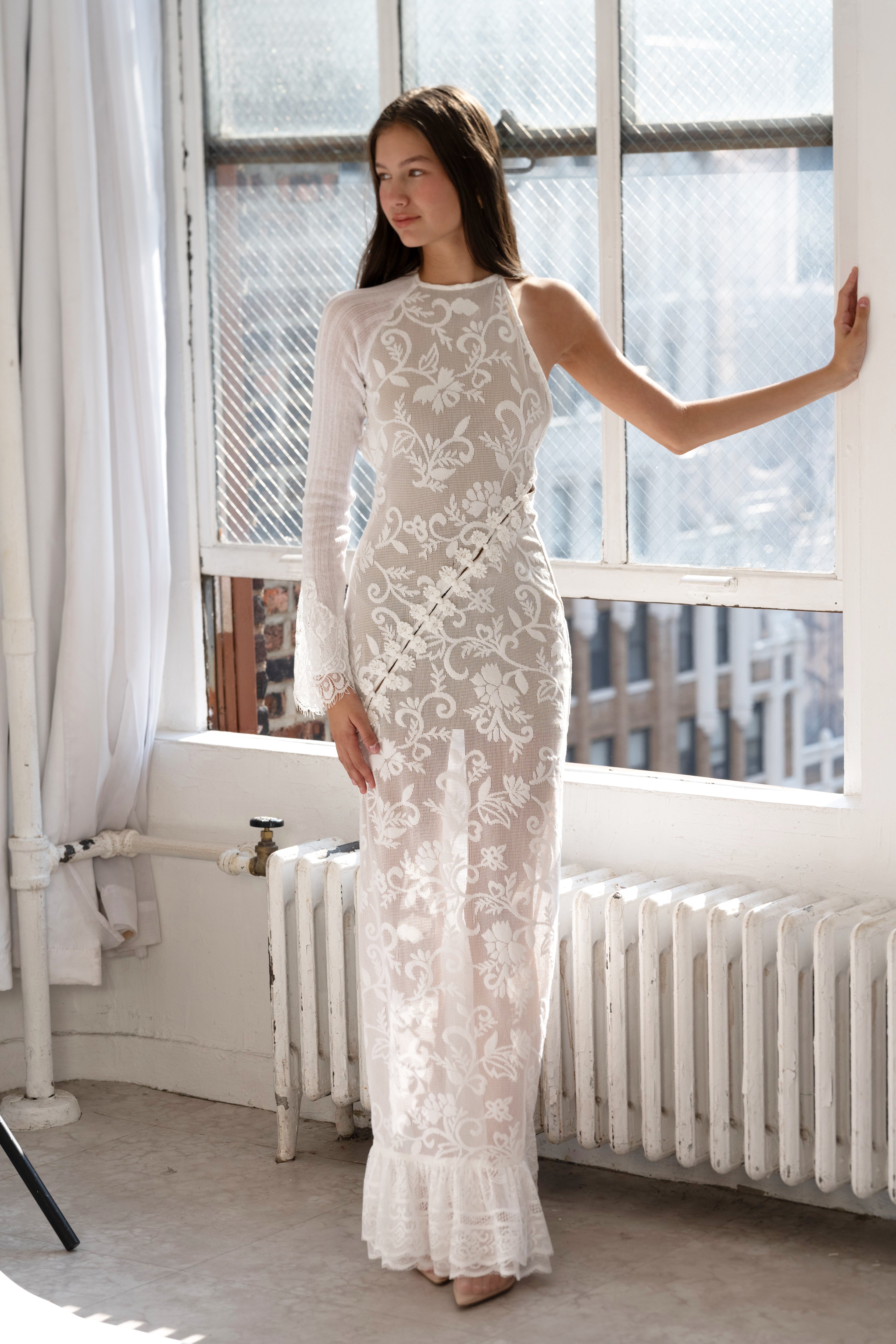 Parterre Asymmetrical Dress