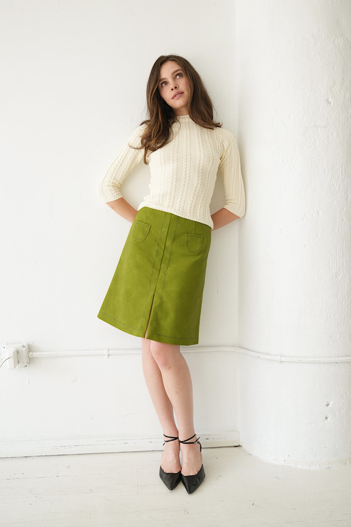 Mollie Pleather Skirt