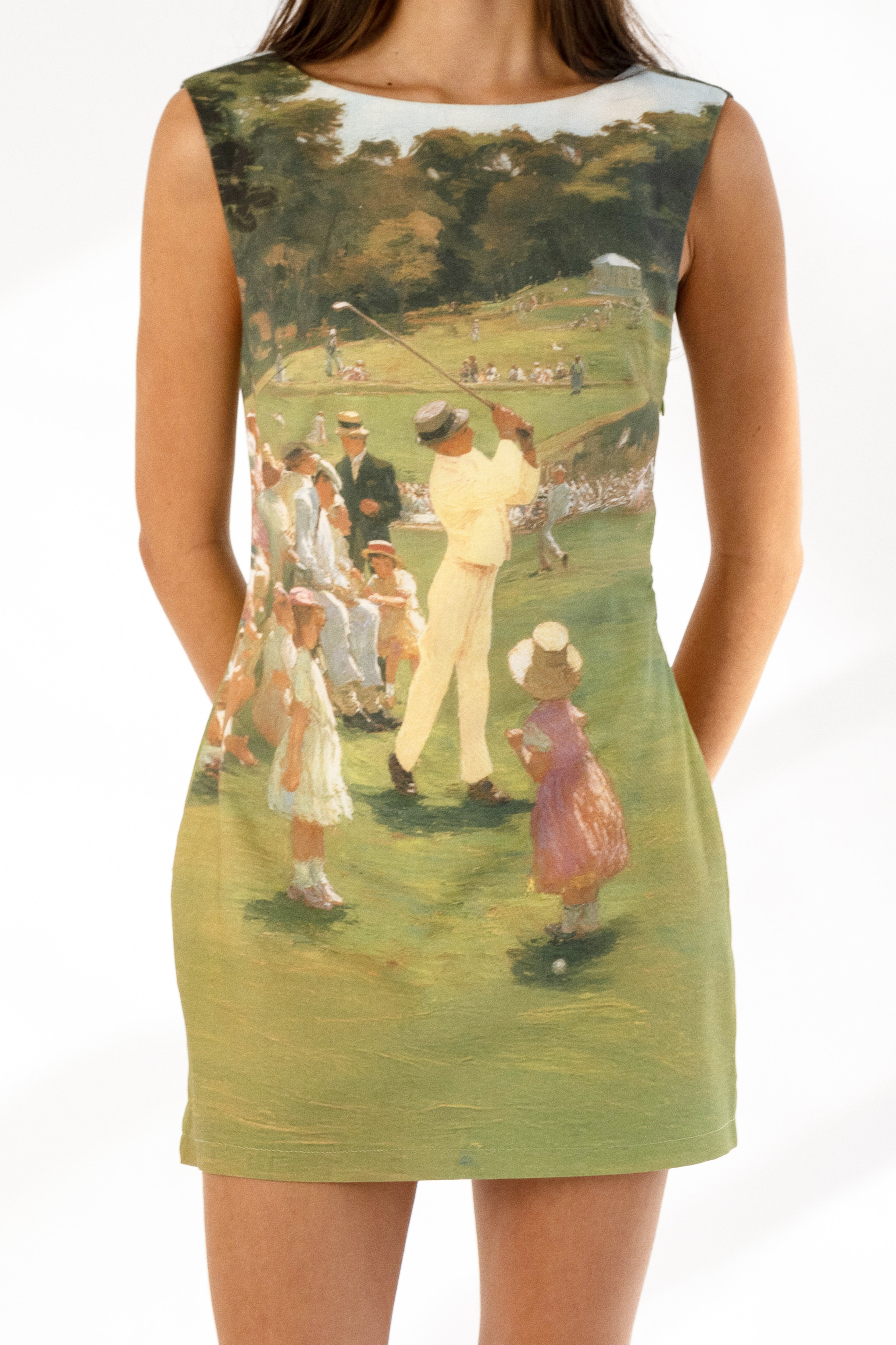 Augusta Linen Mini — Sunday Greens