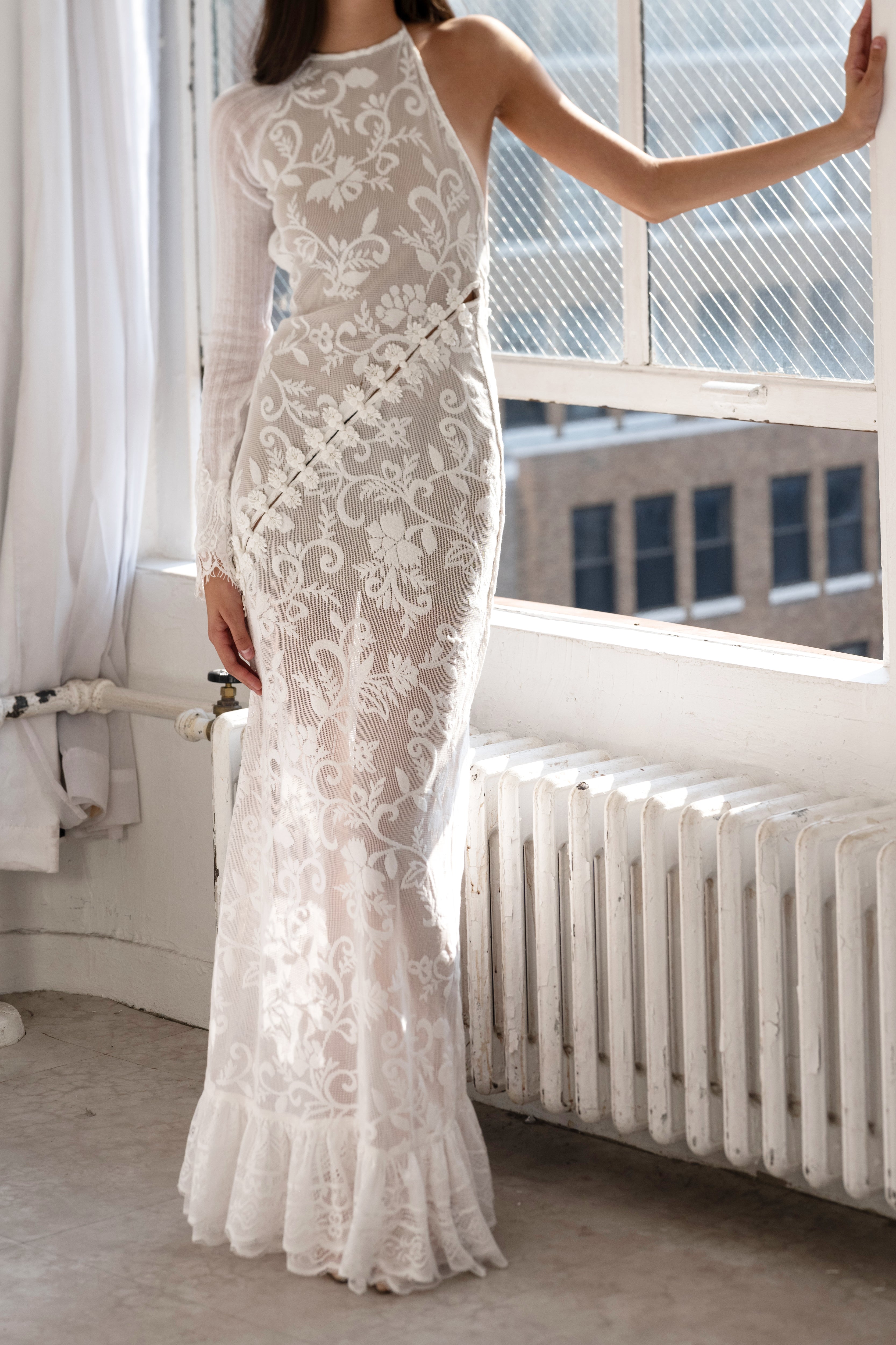 Parterre Asymmetrical Dress