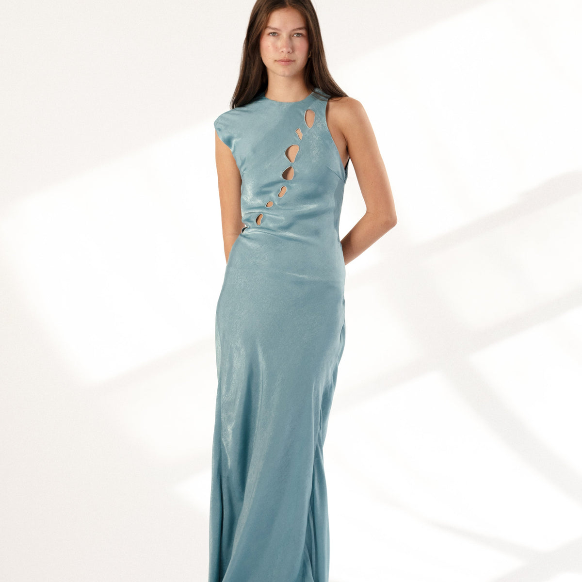 Yellow The Label — Clemence Cutout Dress XL Yellow The Label — Clemence Cutout Dress XL