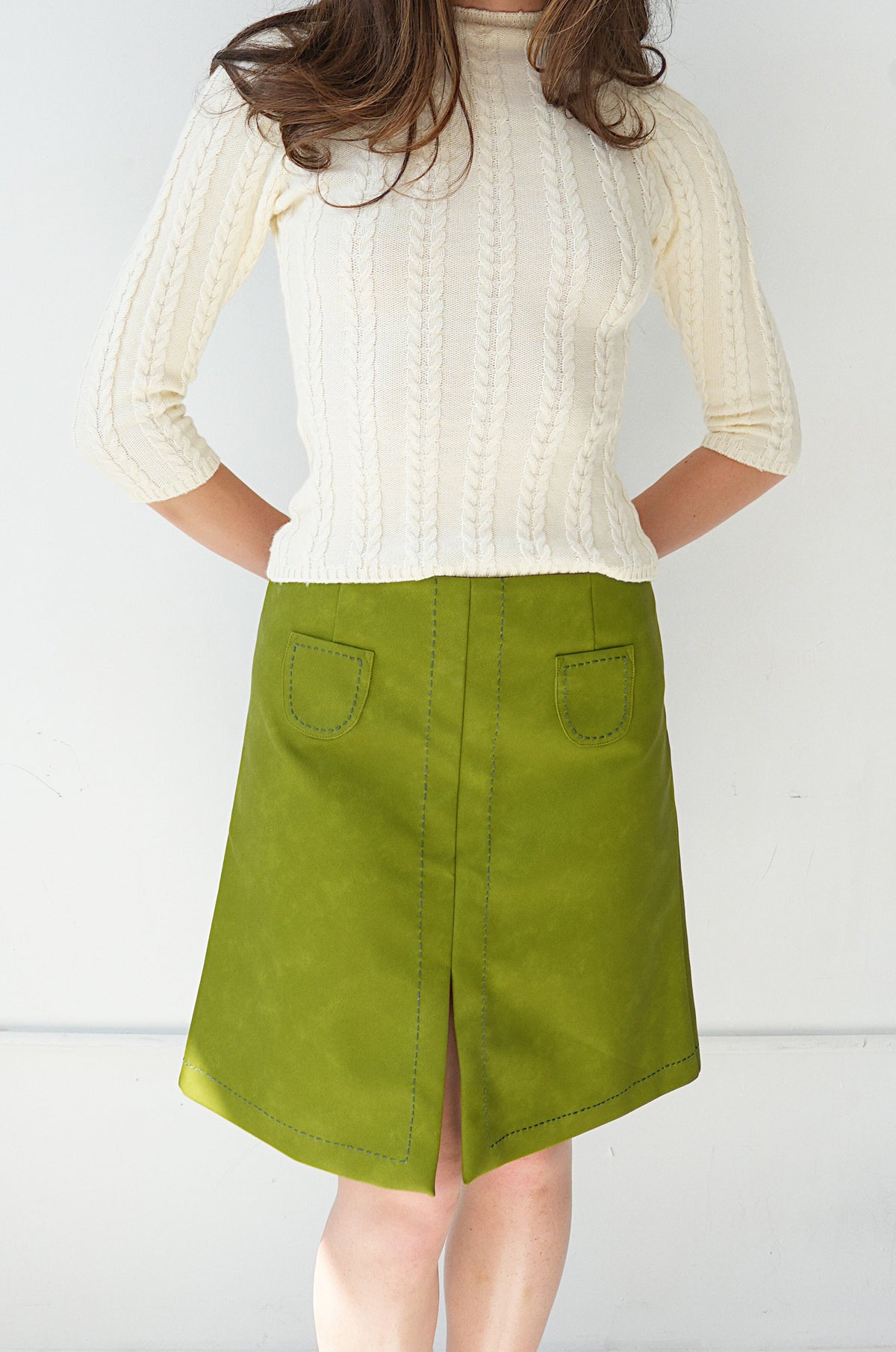 Mollie Pleather Skirt
