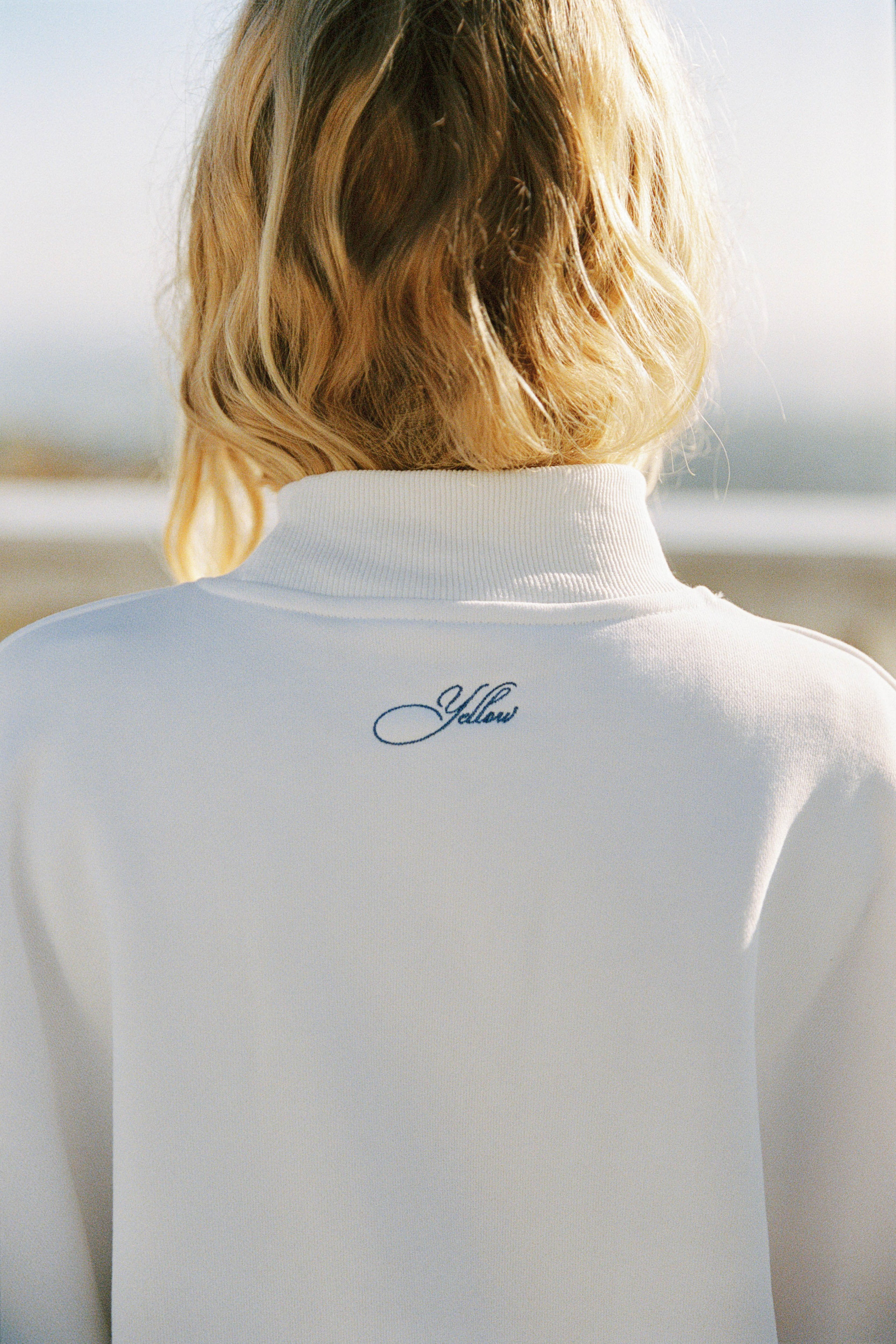 Cross Stitch Mockneck sweatshirt, view 6