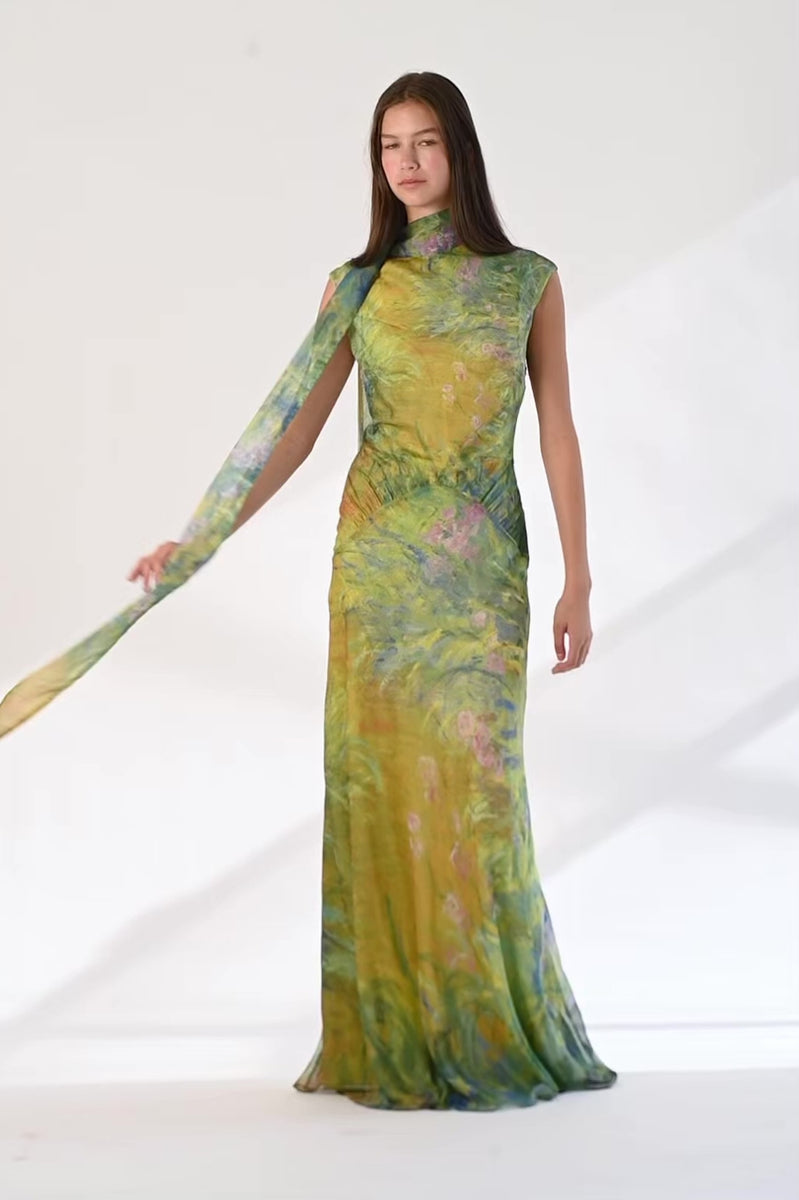 Irises Maxi Dress