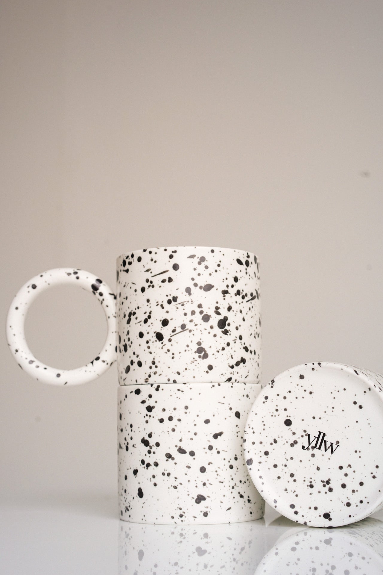 Spotted + Speckled Ceramic Mug