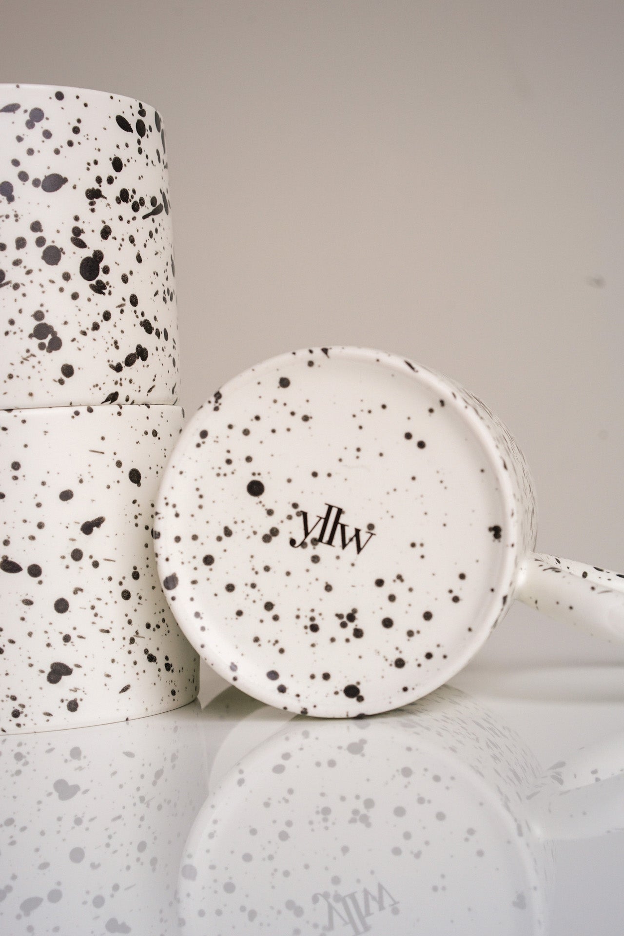 Spotted + Speckled Ceramic Mug