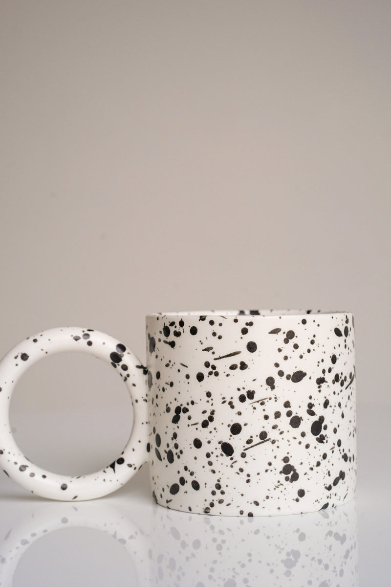 Spotted + Speckled Ceramic Mug