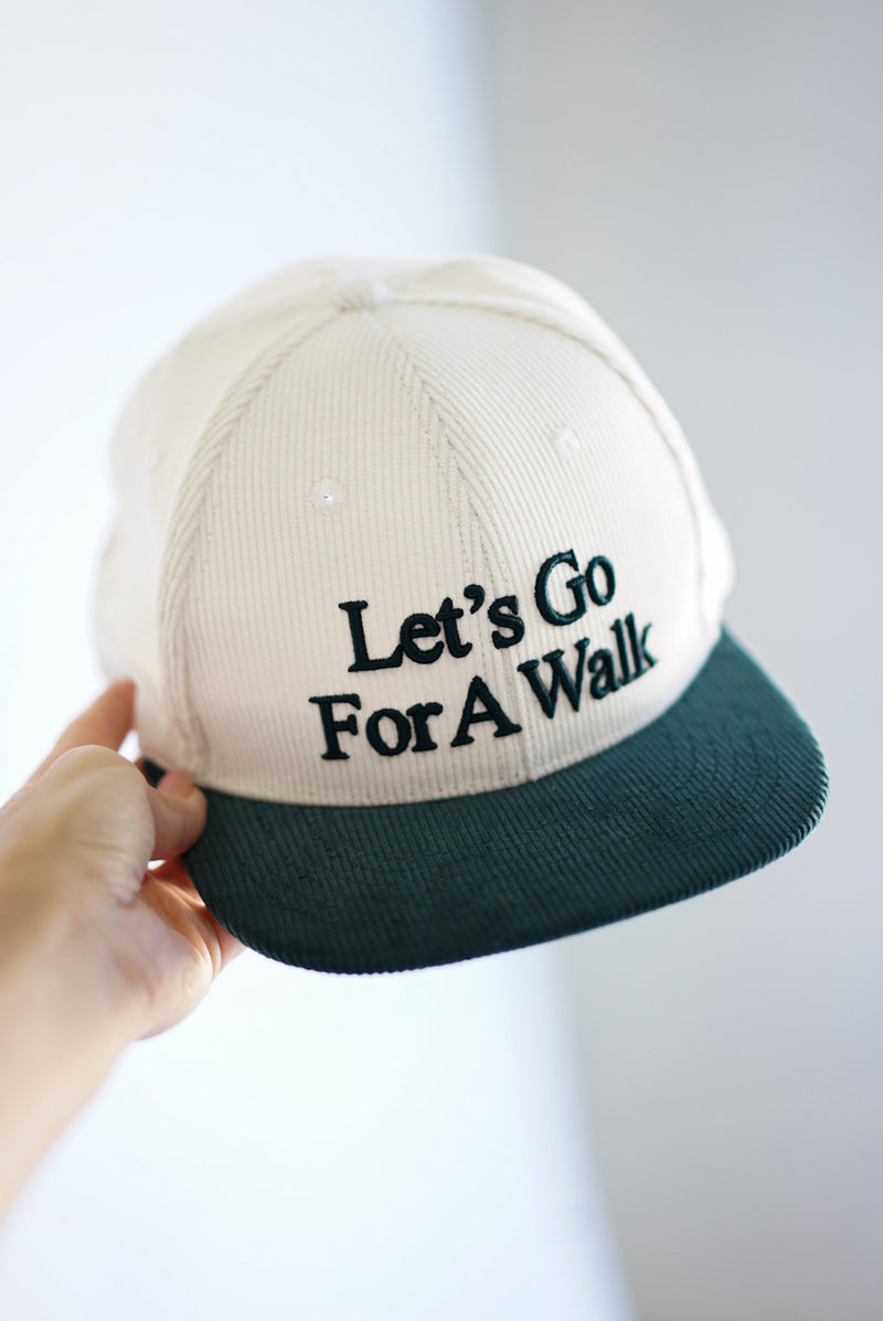 Let's Go For A Walk Corduroy Hat