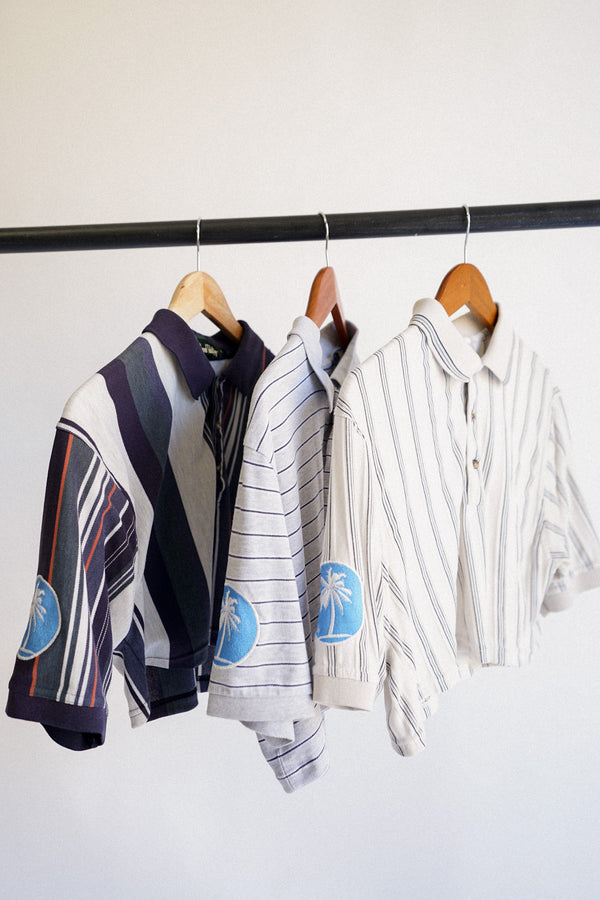 Local Retro Hemmed Polo — Neutrals (Sold Out)