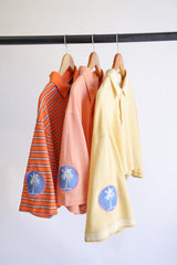Local Retro Hemmed Polo — Oranges/Yellows (Sold Out)