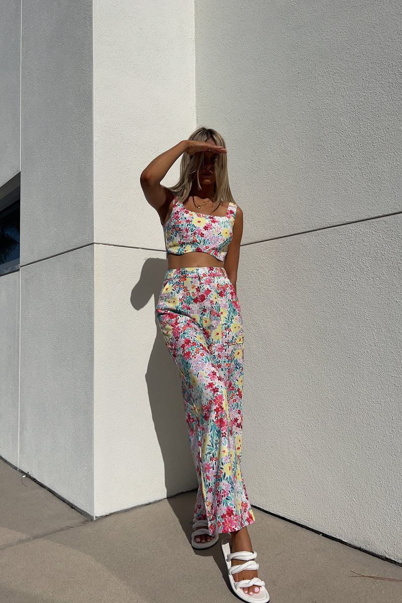 Midsummer Trouser Set — French Floral