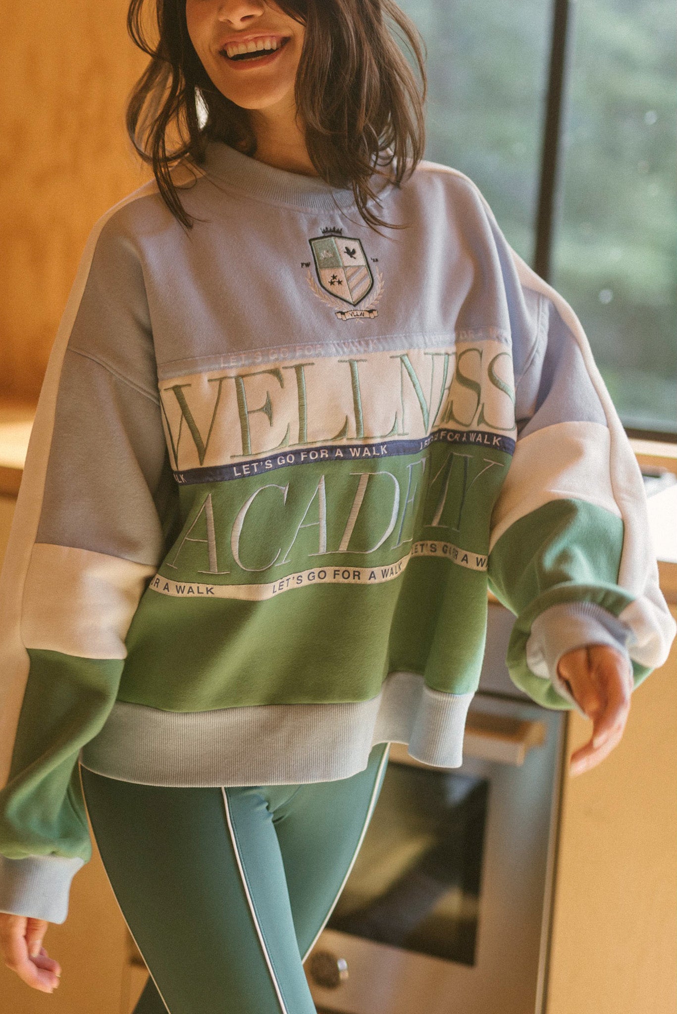 Varsity Wellness Oversized Sweatshirt