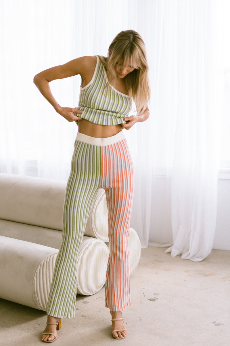 Chelsie Knit Pants — Wyla Colorblock